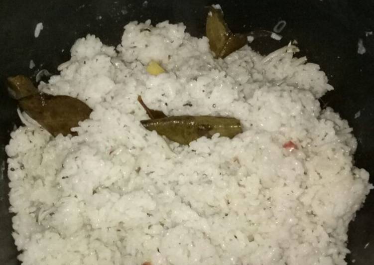 Nasi liwet sederhana