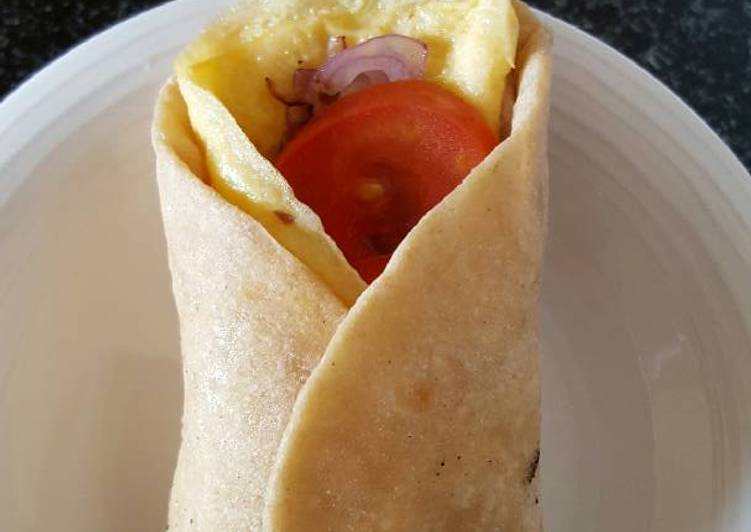 Steps to Prepare Quick Paratha egg roll