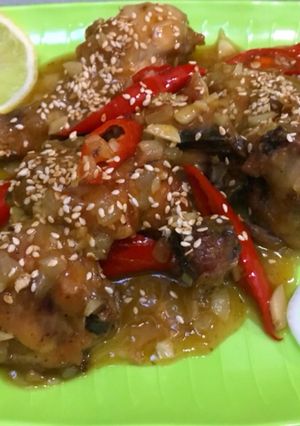 Foto resep Ayam fillet saos lemon
