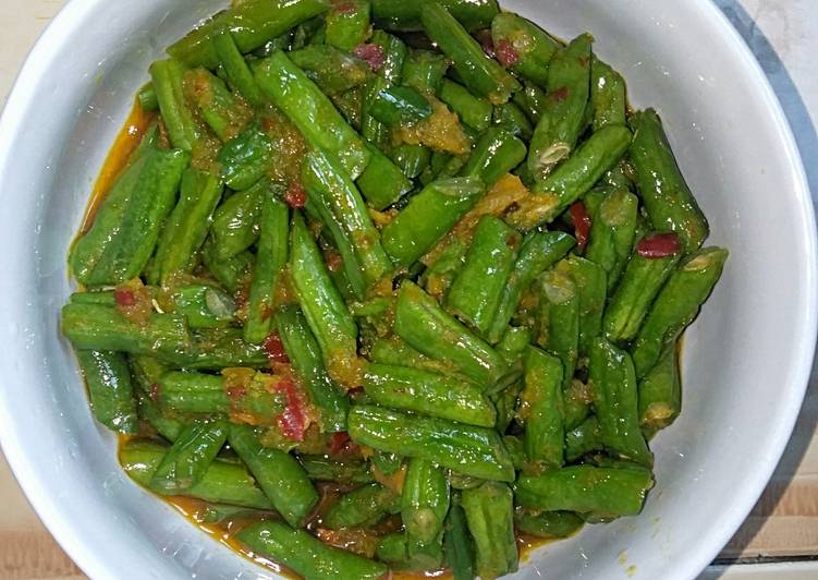 Proses meracik Tumis buncis bumbu kuning, Bikin Ngiler