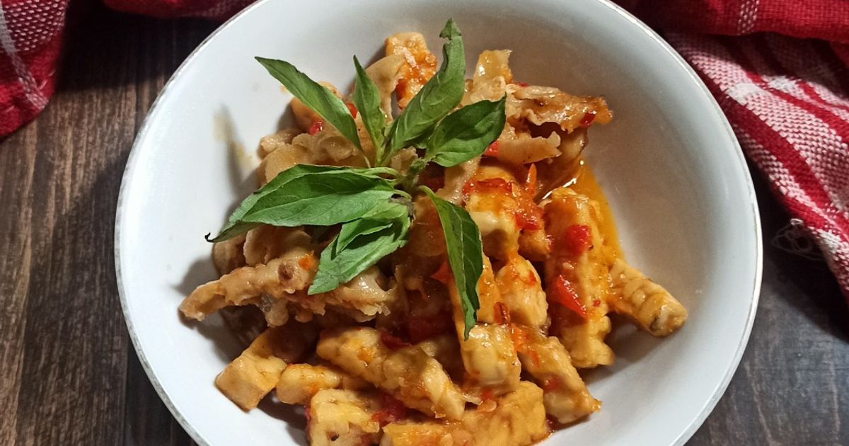 Sambal goreng ceker fillet
