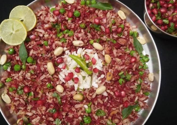 Step-by-Step Guide to Make Award-winning Beetroot Poha