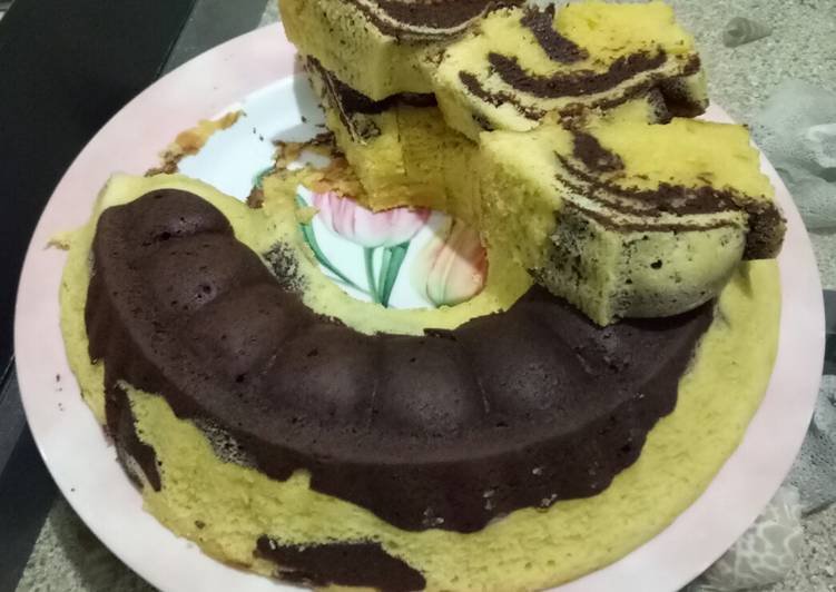 Langkah Mudah untuk Membuat Marmer Cake🥰 yang Menggugah Selera