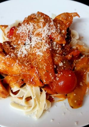 A picture of My Italian inspired Chicken 😁.