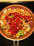 Ensalada de Garbanzos-Brócoli-Coliflor