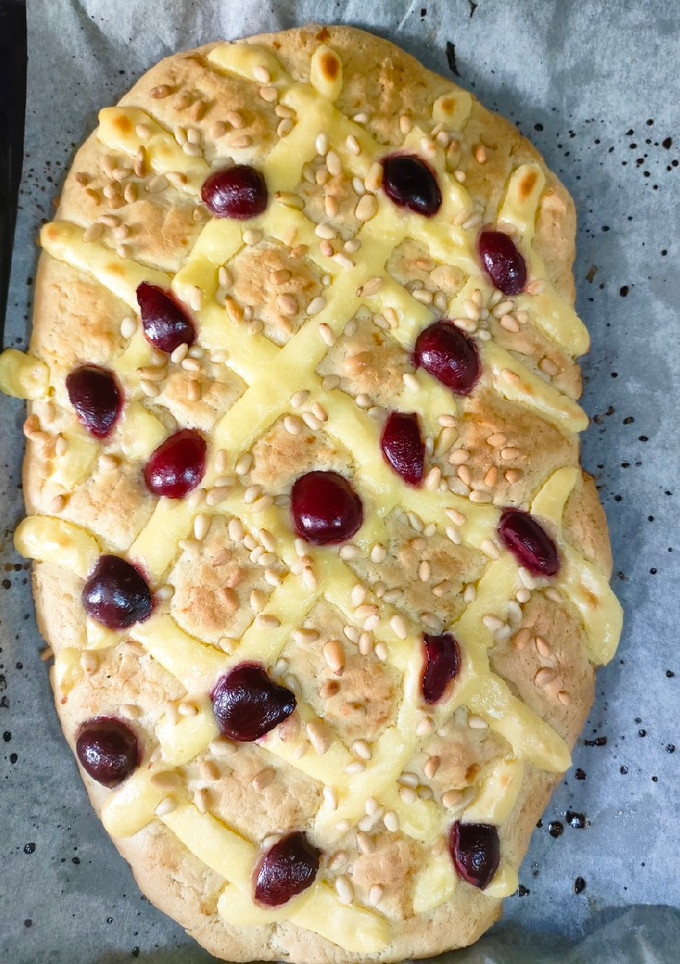 Una foto de Coca Sant Joan de brioix i crema