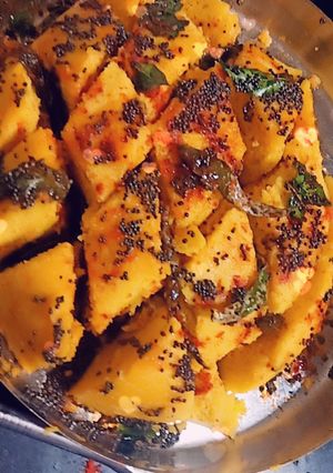 A picture of Rawa dhokla.