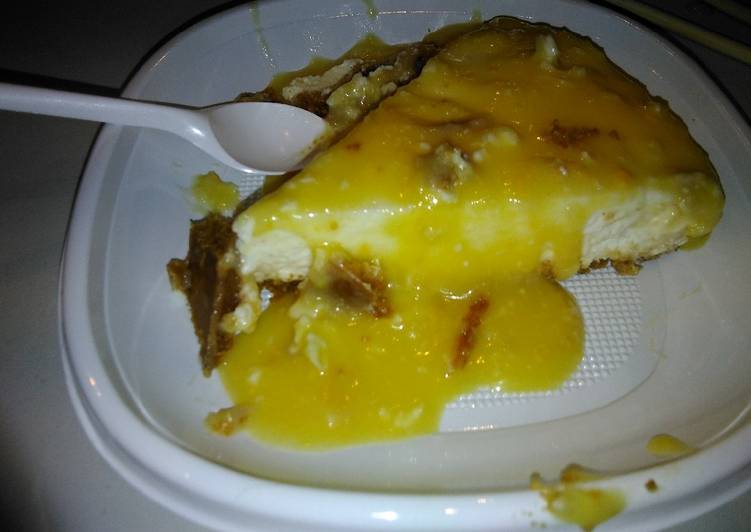 Tarta de limón (sin horno)