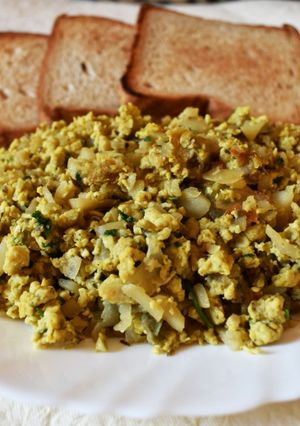 A picture of Akuri - Parsi Style Scrambled Eggs.