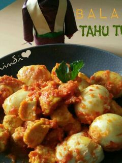 Foto resep Balado tahu telur