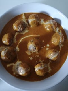 A picture of Malai kofta.