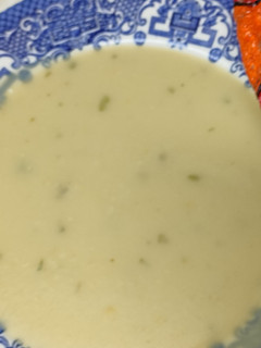 Una foto de Crema fría de calabacín