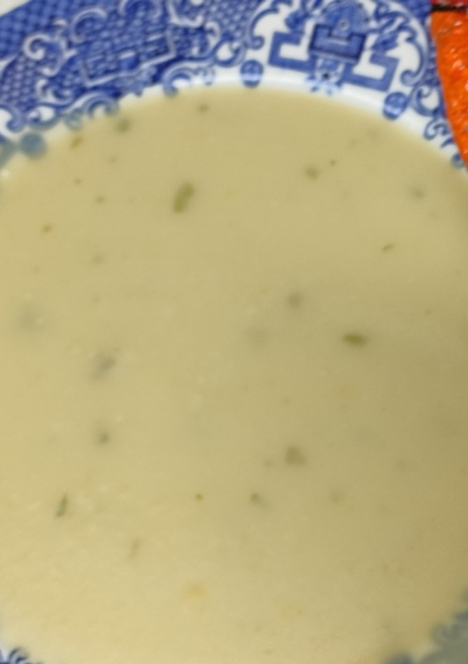 Una foto de Crema fría de calabacín