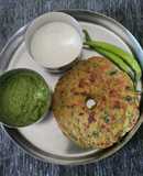 Methi bajra thalipeeth