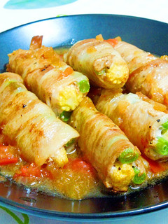 鮮蔬豬肉捲 的食譜成品照片