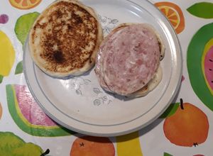 Foto principal de Dorayaki de embutido sin huevo