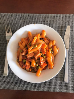 Una foto de Fidanzati Caprese cremosos a la catalana (pasta)