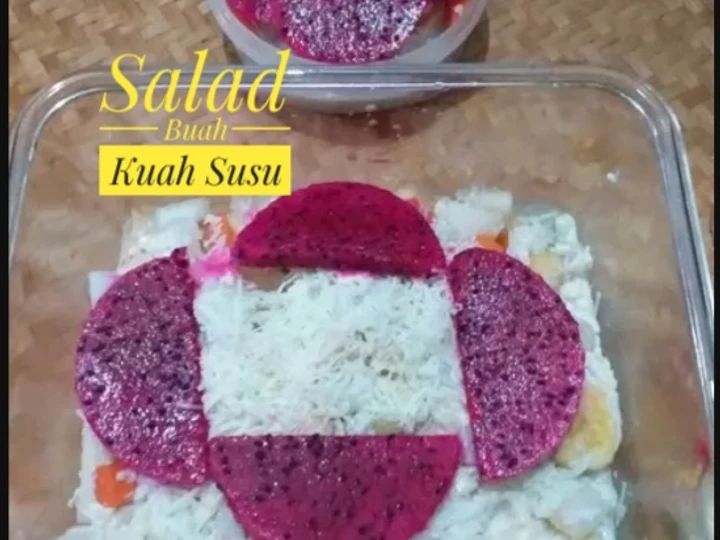 Cara Gampang Menyiapkan Resep Salad Buah Kuah Susu dan Yogurt yang Bikin Ngiler Anti Ribet, Uenak Banget
