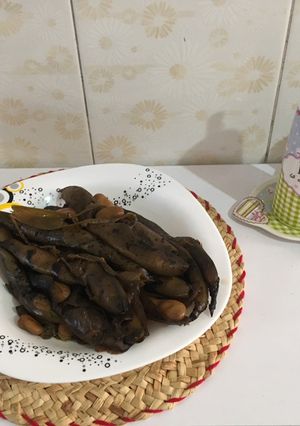 عکسی از دستور باقالی پخته عصرونه بهاری