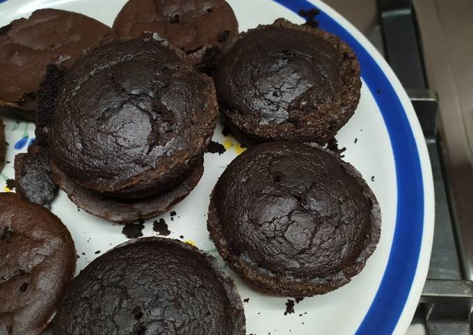 Panquecitos de chocolate keto Receta de Mariana Fdez del Campo- Cookpad