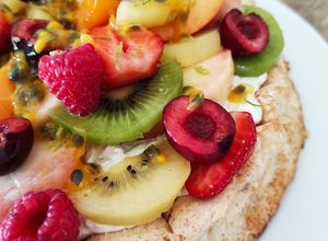 Une photo de Dacquoise aux fruits frais