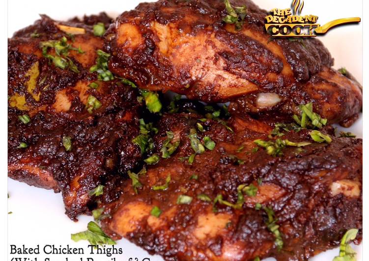 Smoked paprika and cocoa baked chicken