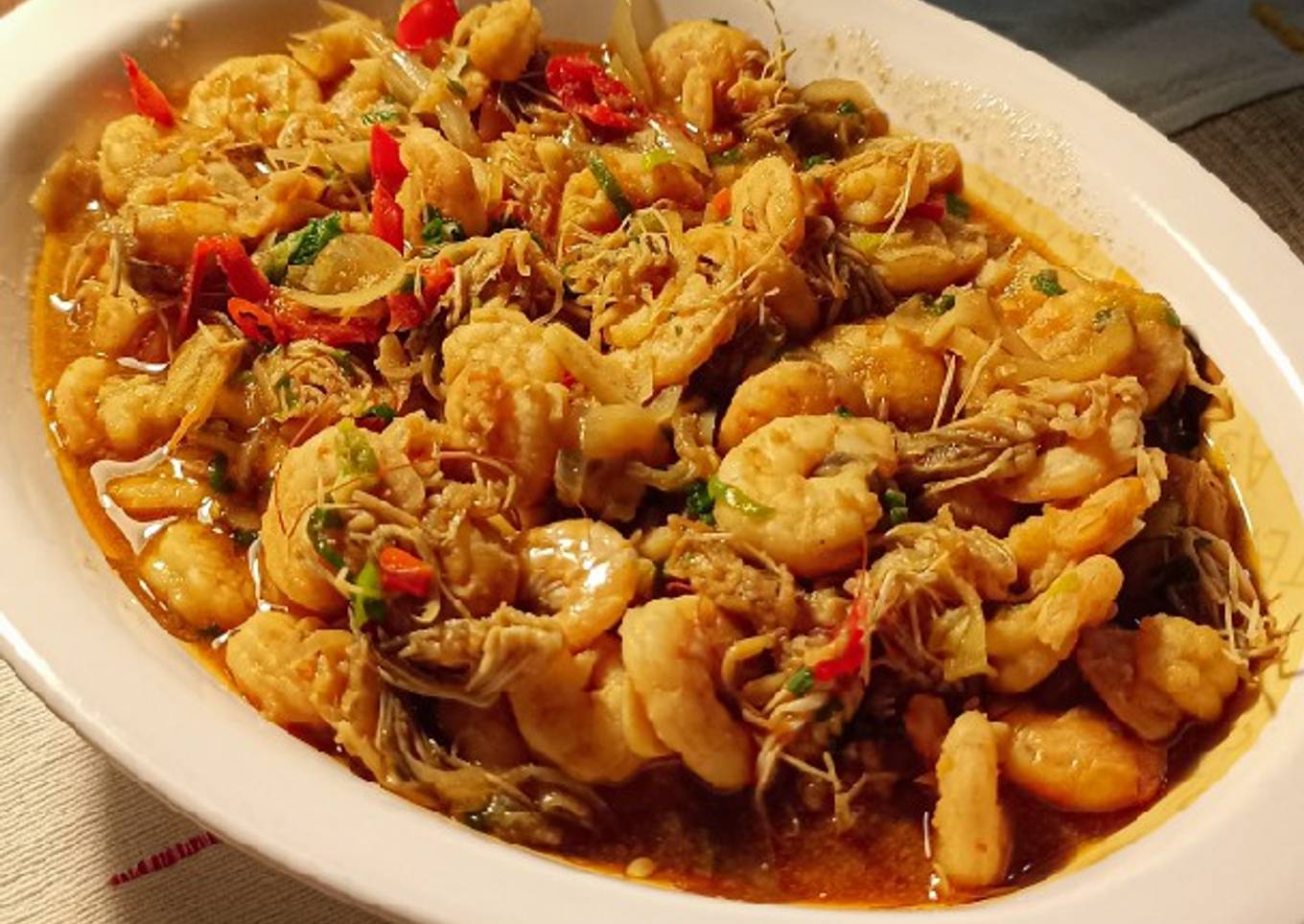 Udang Saus Tiram