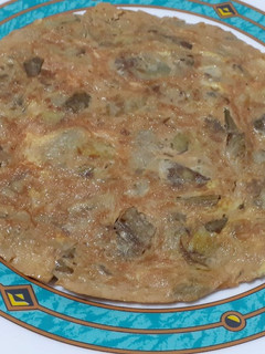 Una foto de Tortilla de alcachofas