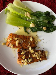 Foto resep Salmon steak (DIET)