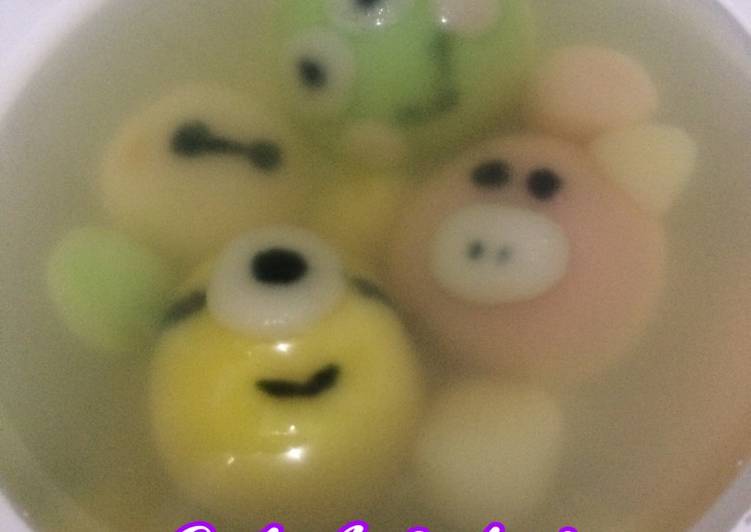 Wedang ronde jahe kartun ala fe'