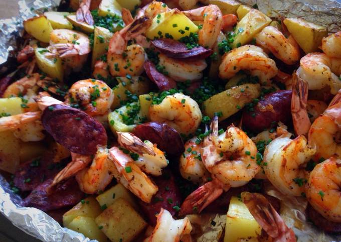 Simple Way to Make Award-winning Easy Foil Baked Shrimp