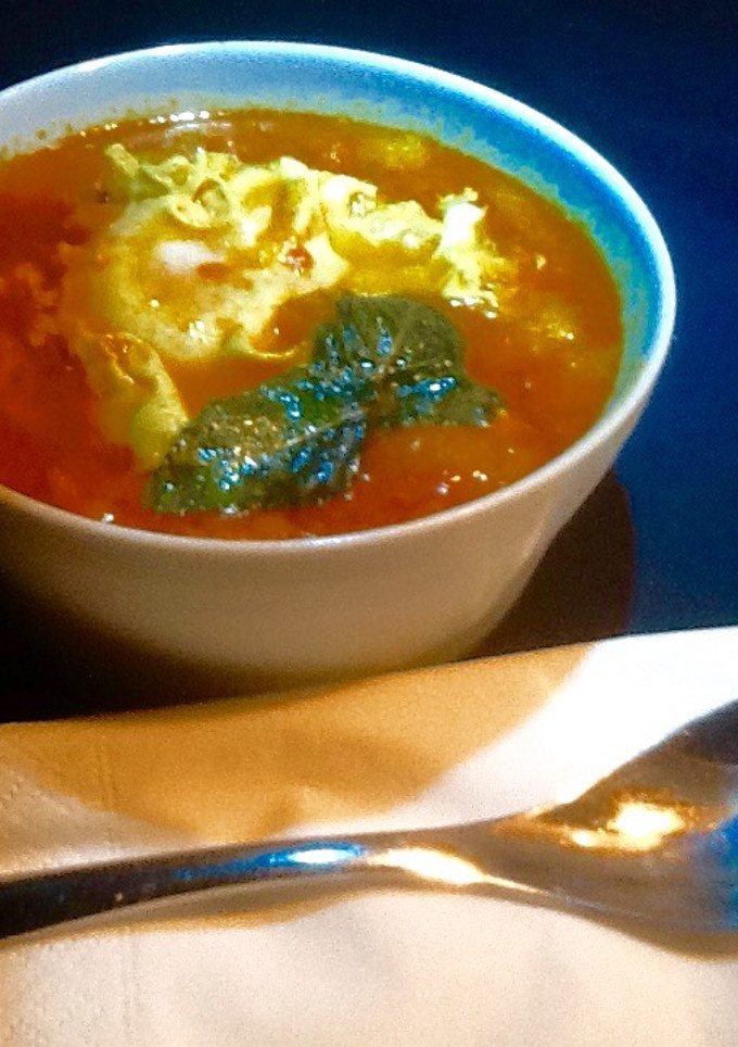 Una foto de Sopa de tomate gitana