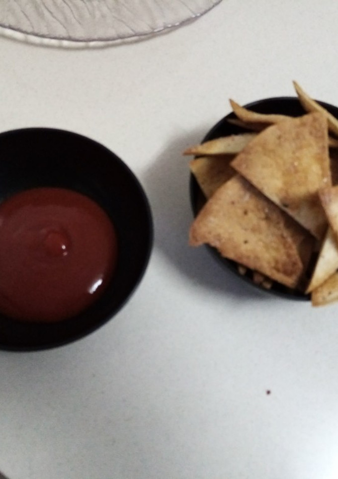 Una foto de Nachos caseros
