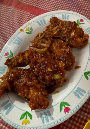 Foto resep Spicy chicken wings ala aku