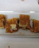 Bollo para Frankfurt con chorizo y tocino
