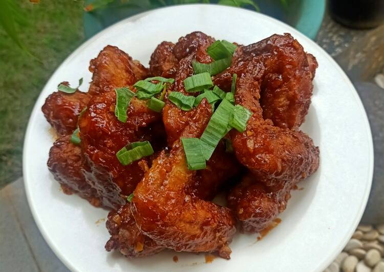 5 Resep: Spicy honey chicken wings Untuk Pemula!