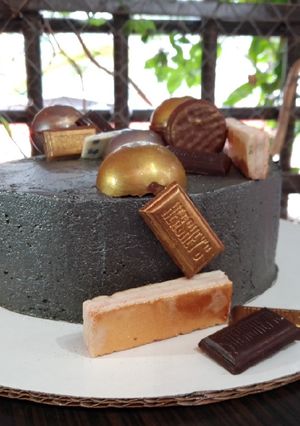 Una foto de Pastel de chocolate