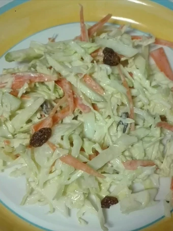Pasos sencillos para Hacer Ensalada americana (coleslaw)  que Delicioso