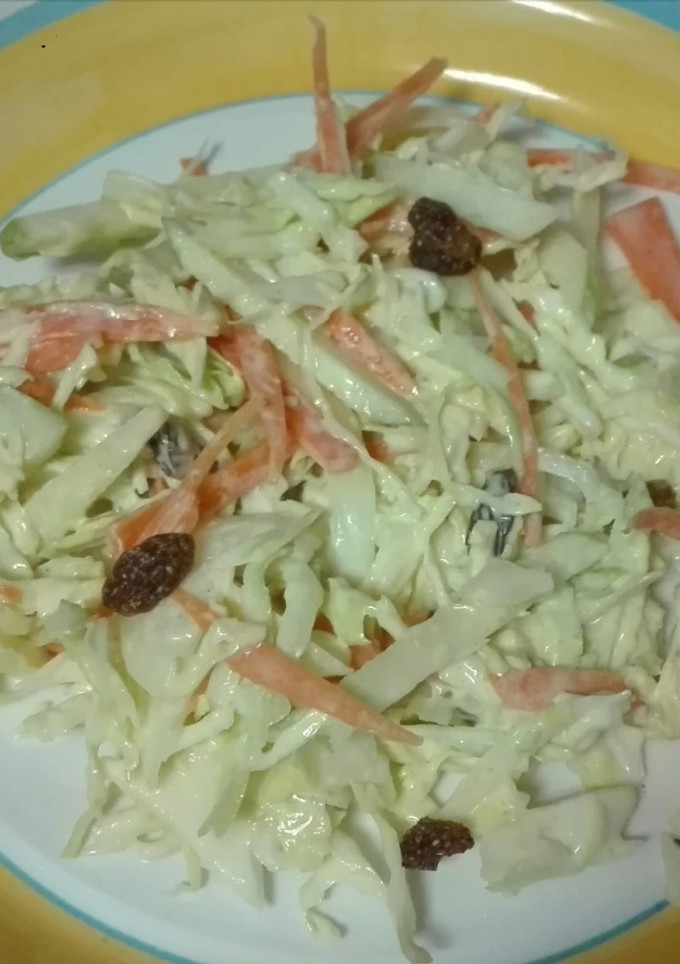 Una foto de Ensalada americana (coleslaw)