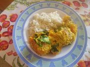 Una foto di polpette curry