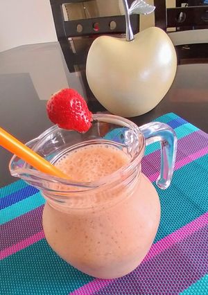 Una foto de Smoothie de Frutas saludables 👍🇵🇪