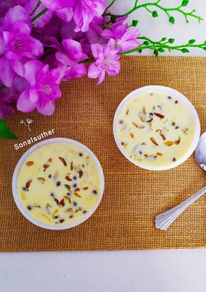A picture of Kesar Pista Kheer.