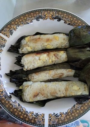 Foto resep Nasi bakar simple banget