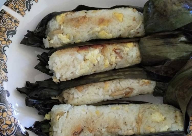 Nasi bakar simple banget