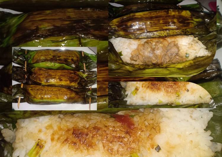 Nasi Bakar isi Kerang / Pepes Nasi
