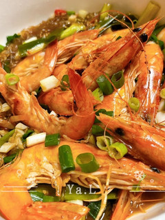 鮮蝦炒冬粉 的食譜成品照片