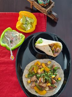 চিকেন ফাহিটা রোল-আপস (Chicken Fajita Roll-ups recipe in Bengali) রেসিপির প্রধান ছবি