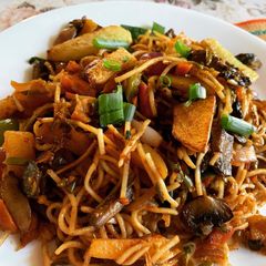 Spicy Schezwan Noodles A picture of Spicy Schezwan Noodles.