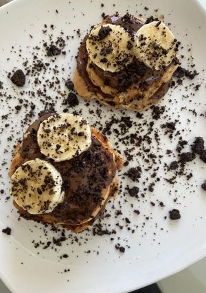 Φωτογραφία της συνταγής Υγιεινά Pancakes βρώμης! 🥞