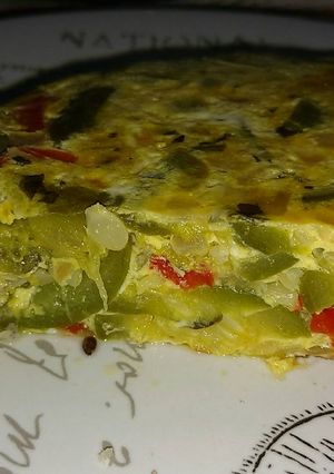Una foto de Tortilla de zapallitos